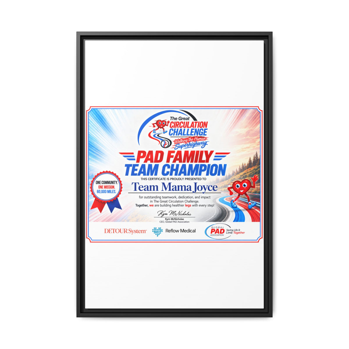 Mama Joyce - Matte Canvas, Framed (Multi-color)