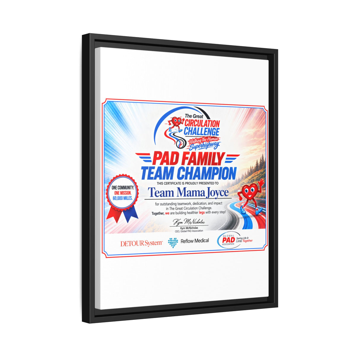 Mama Joyce - Matte Canvas, Framed (Multi-color)