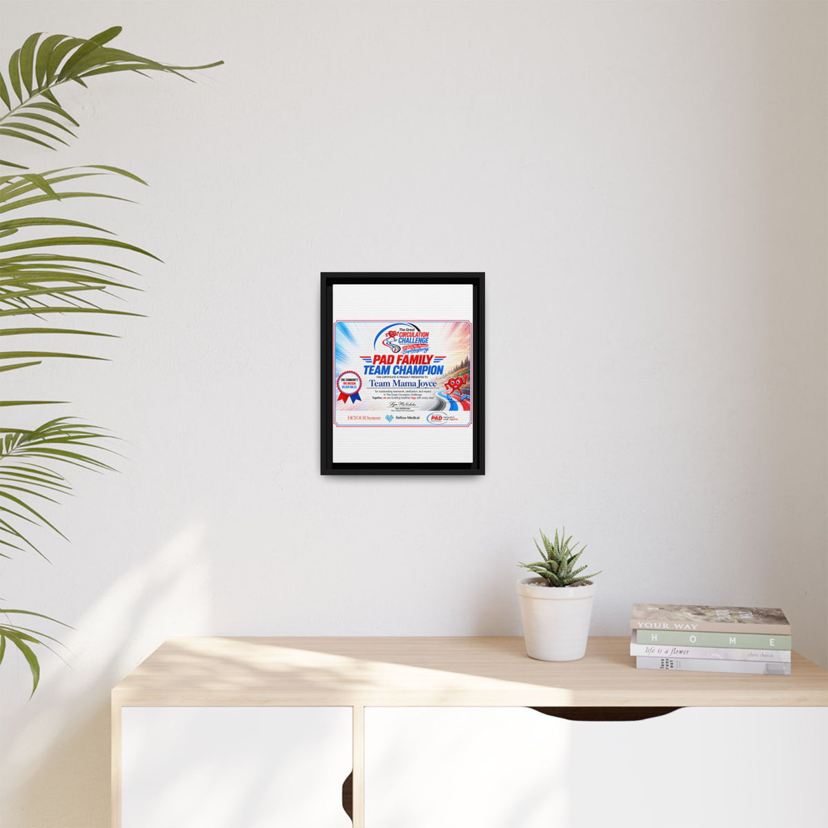 Mama Joyce - Matte Canvas, Framed (Multi-color)