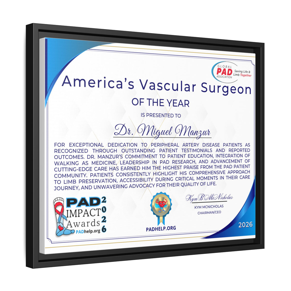 Dr Manzur Award