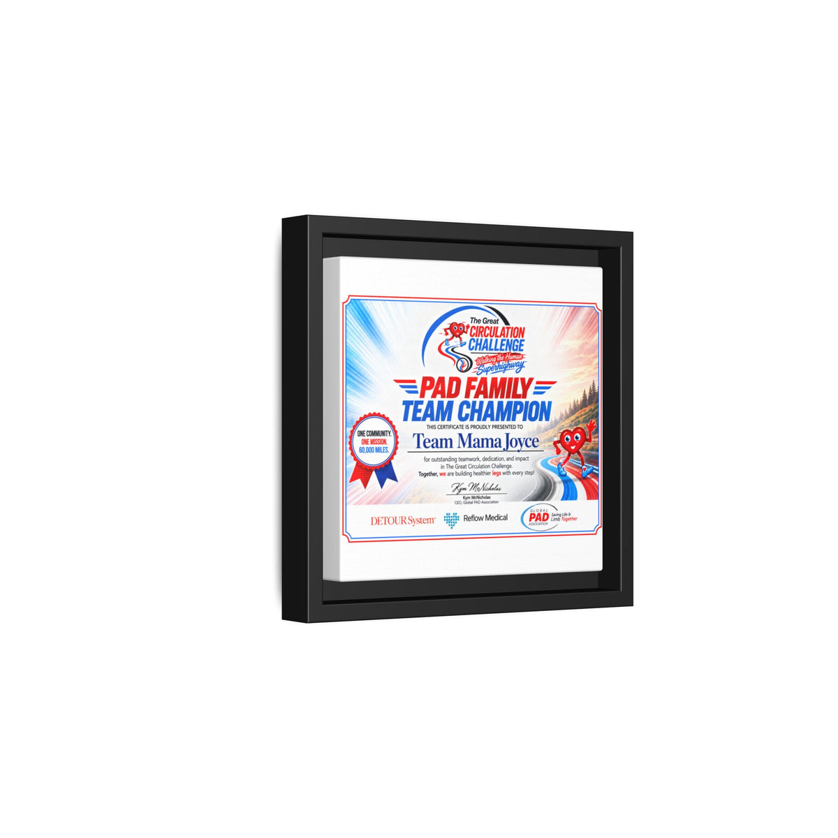 Mama Joyce - Matte Canvas, Framed (Multi-color)