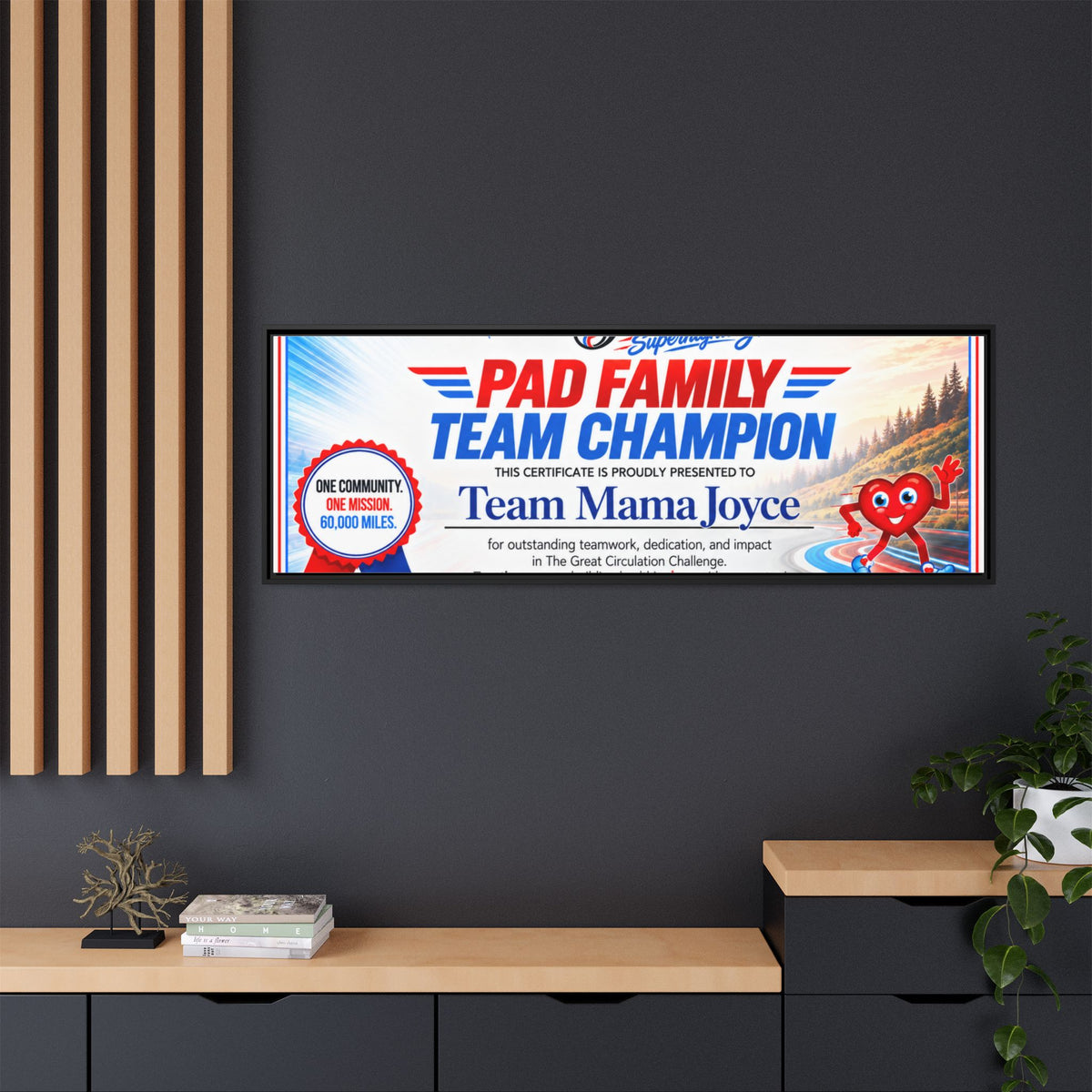 Mama Joyce - Matte Canvas, Framed (Multi-color)