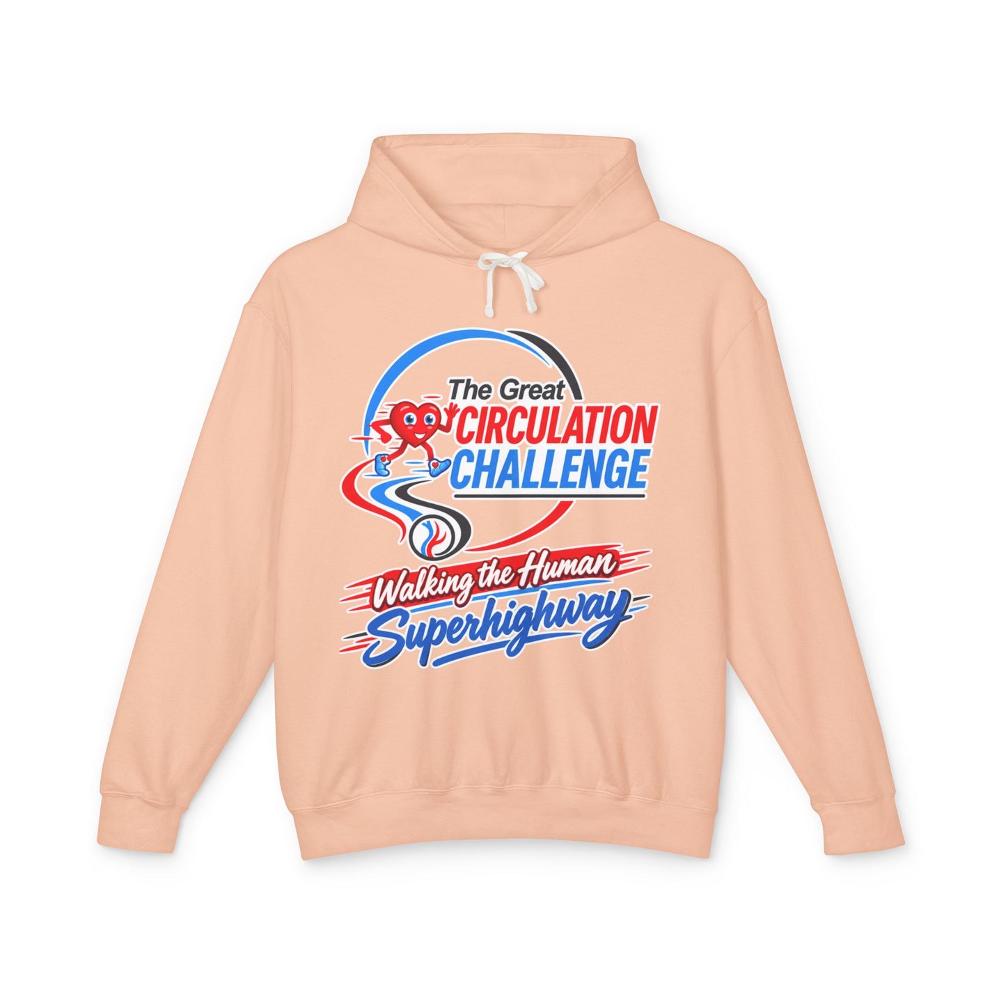 The Great Circulation Challenge Unisex Lightweight Hooded Sweatshirt