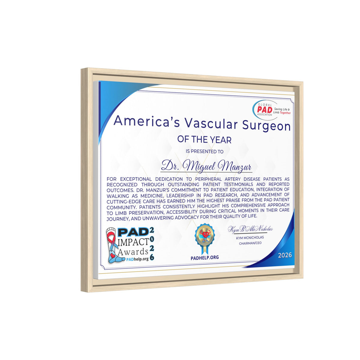 Dr Manzur Award