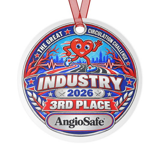 Angiosafe 3rd place - industry Champion - The Great Circulation Challenge Participation Award Medal