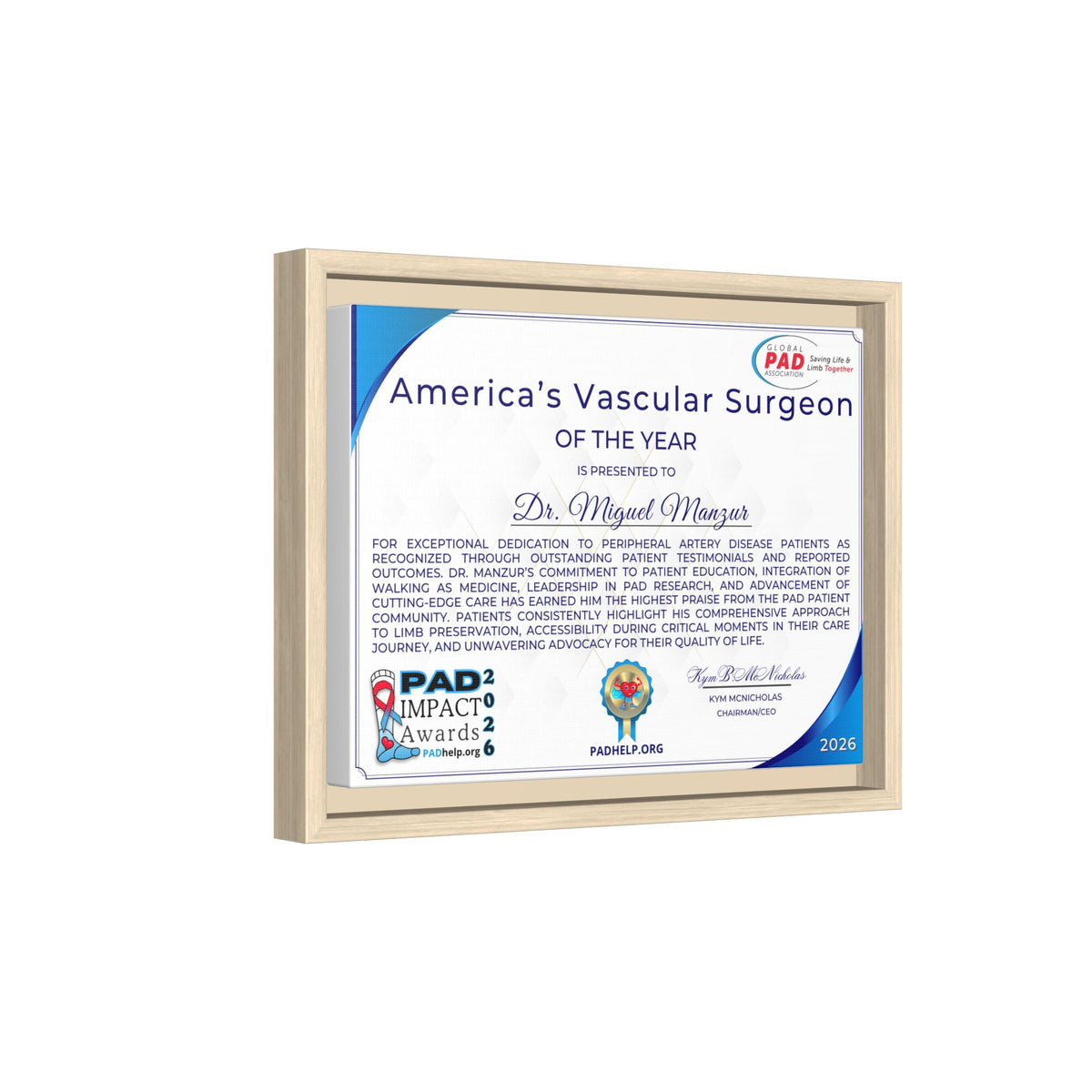 Dr Manzur Award