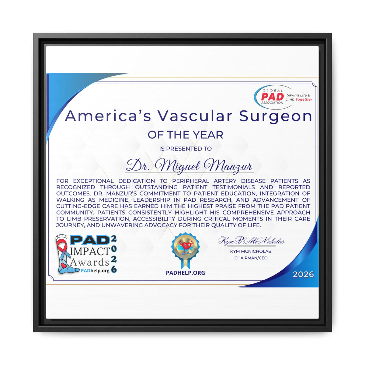 Dr Manzur Award
