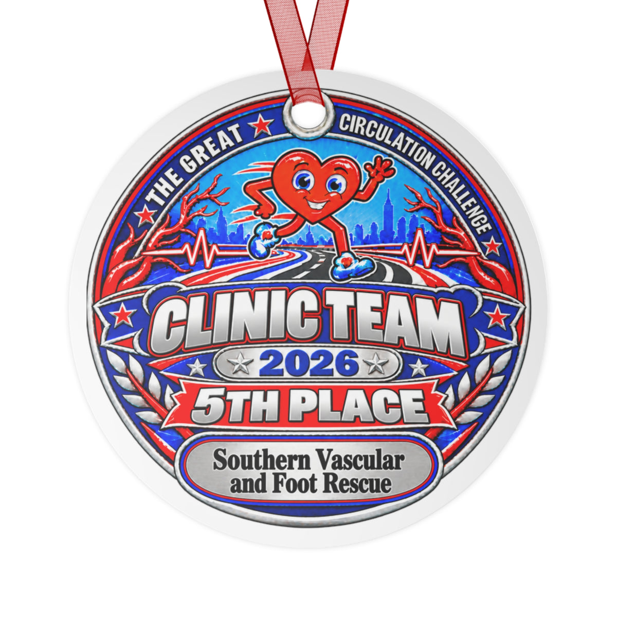 Southern Vascular and foot Rescue - The Great Circulation Challenge Participation Award Medal