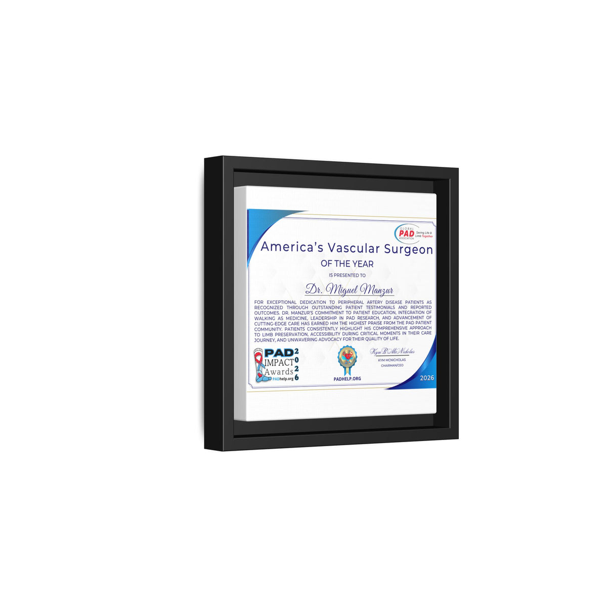 Dr Manzur Award