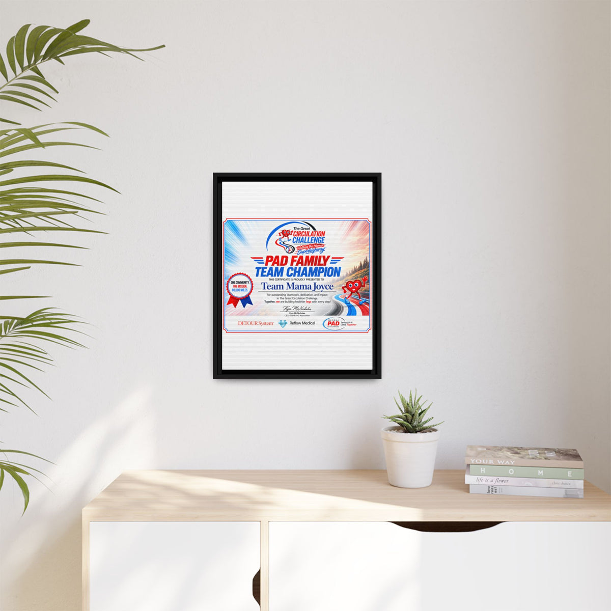 Mama Joyce - Matte Canvas, Framed (Multi-color)