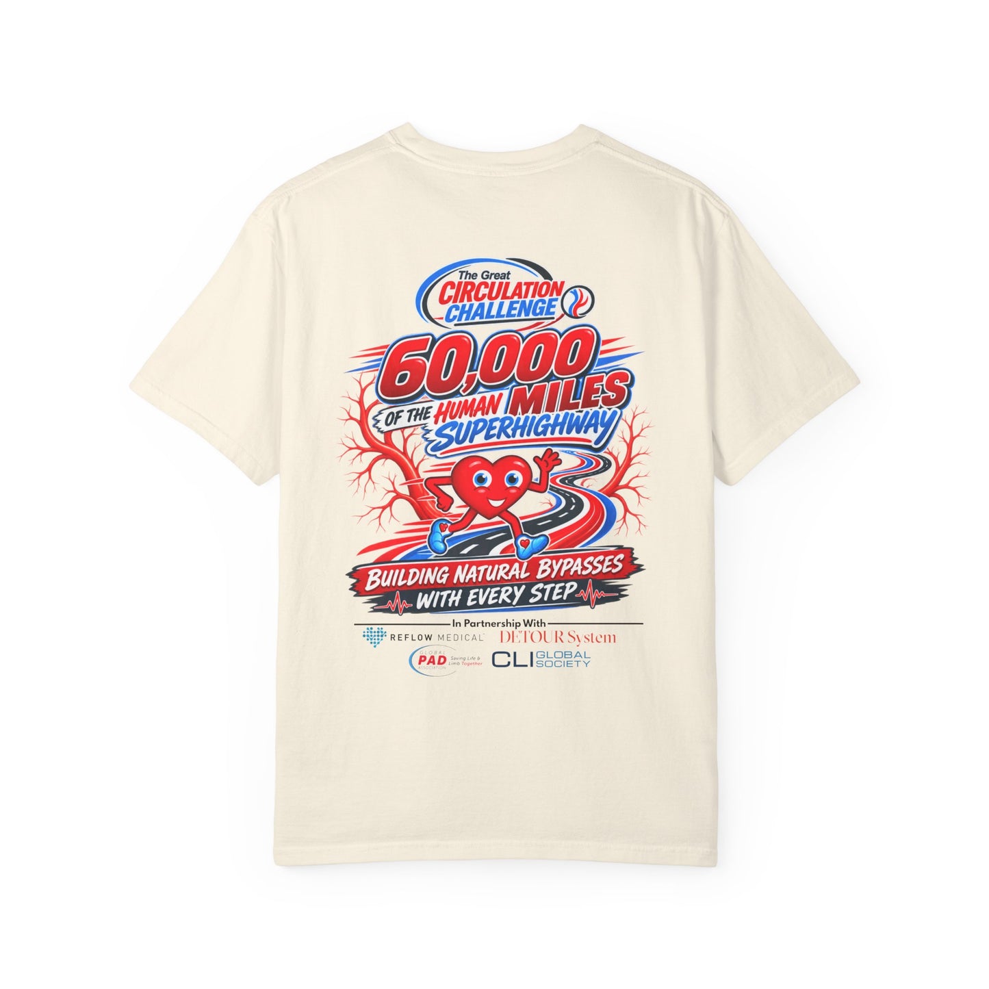 The Great Circulation Challenge Unisex Garment-Dyed T-shirt