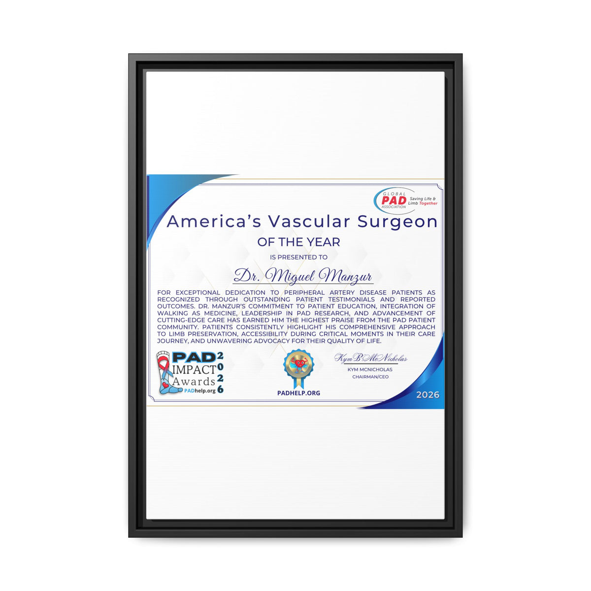 Dr Manzur Award