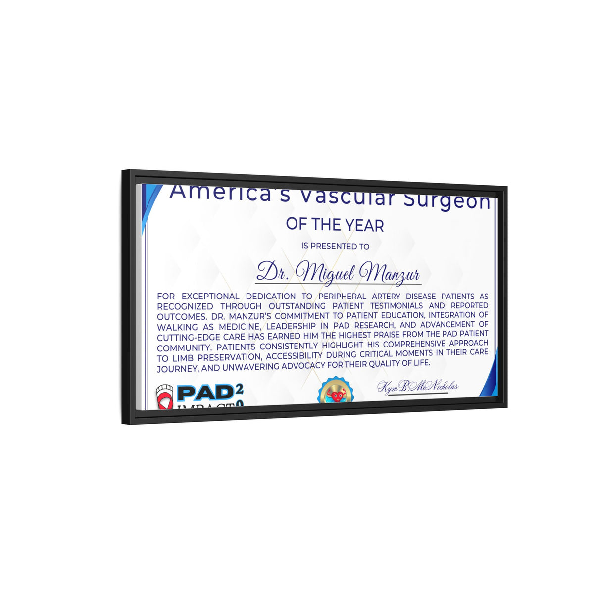 Dr Manzur Award