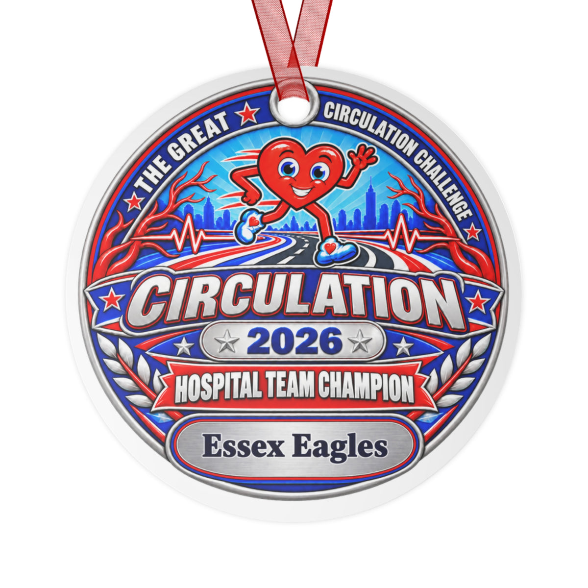 Essex Eagles - Hospital Team Champion - The Great Circulation Challenge Participation Award Medal