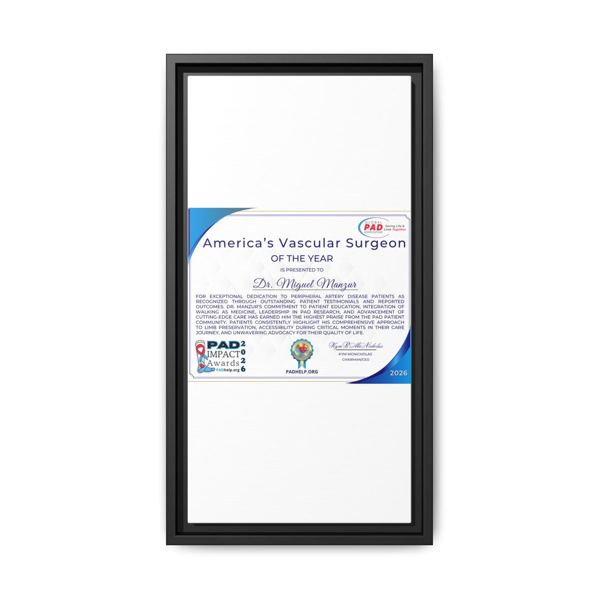 Dr Manzur Award