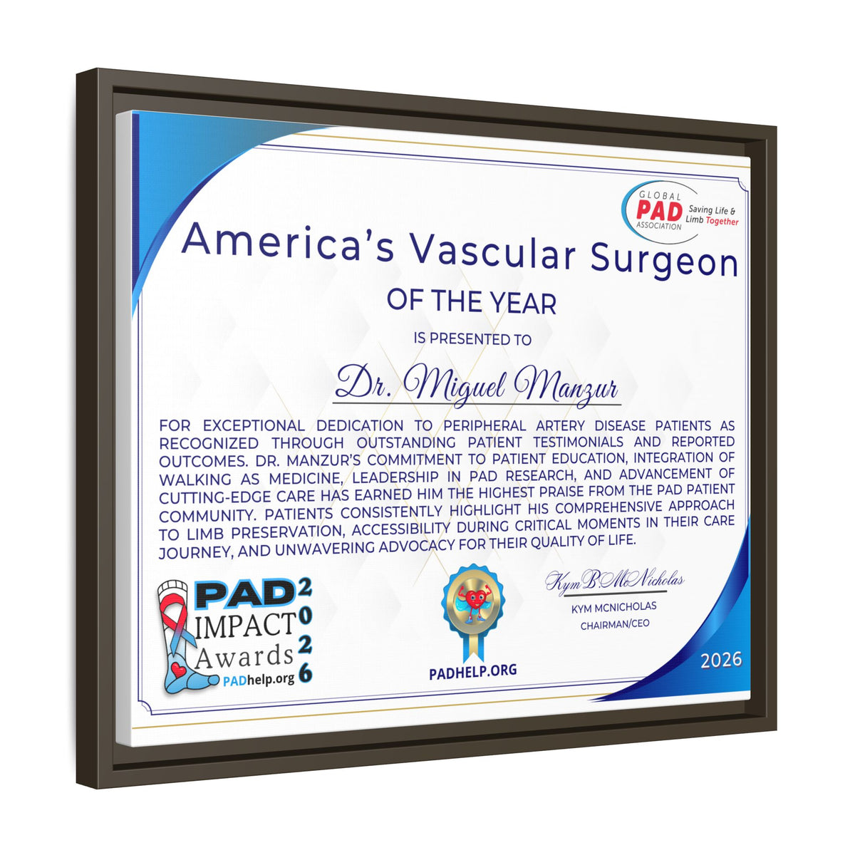Dr Manzur Award