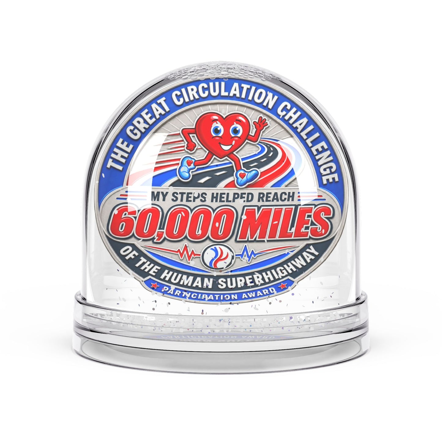 The Great Circulation Challenge Participation Award Globe