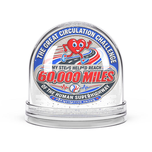 The Great Circulation Challenge Participation Award Globe