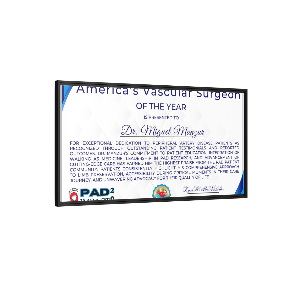 Dr Manzur Award