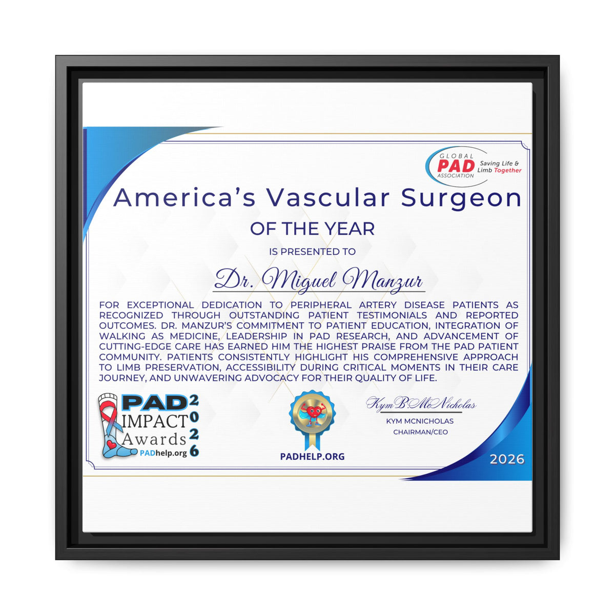 Dr Manzur Award