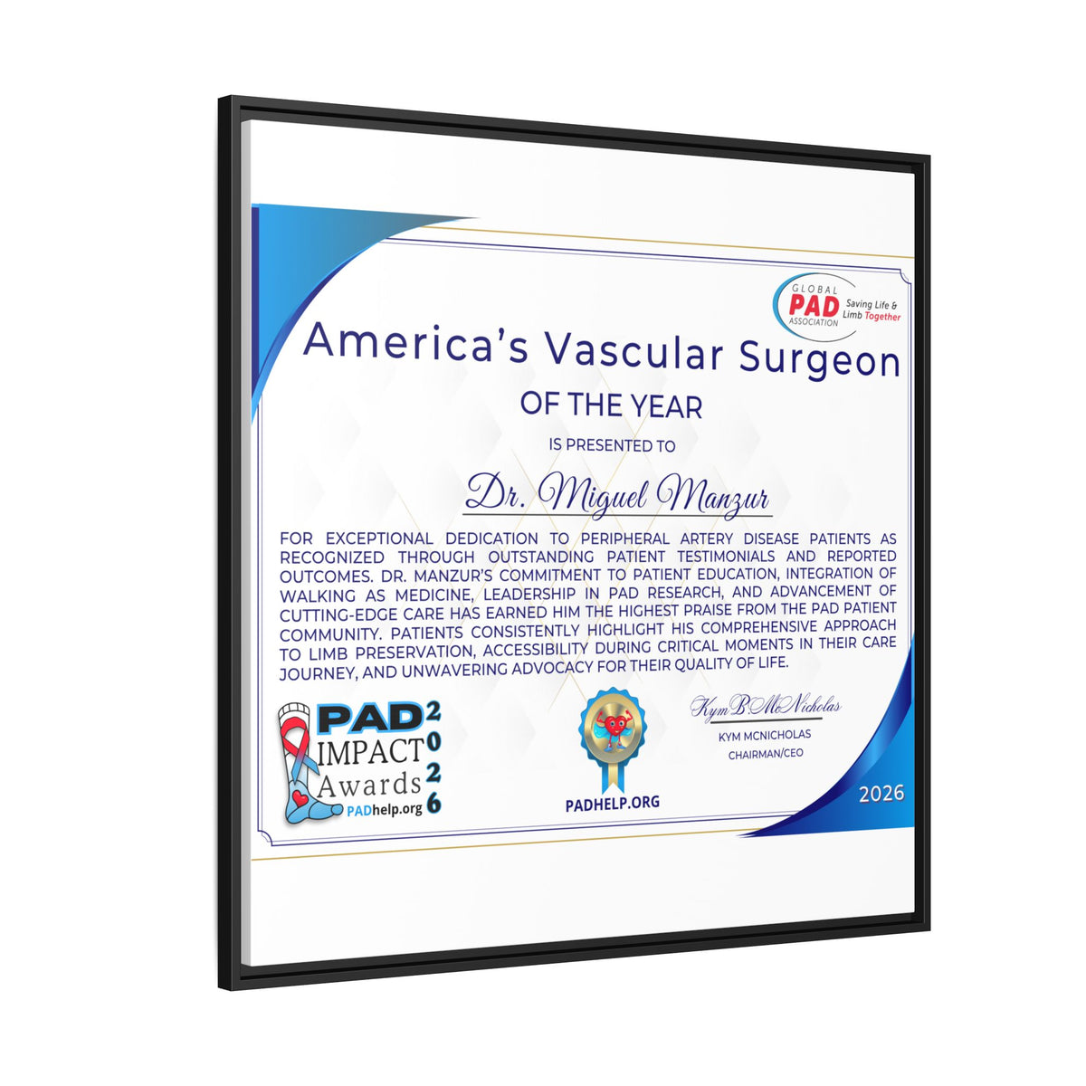 Dr Manzur Award