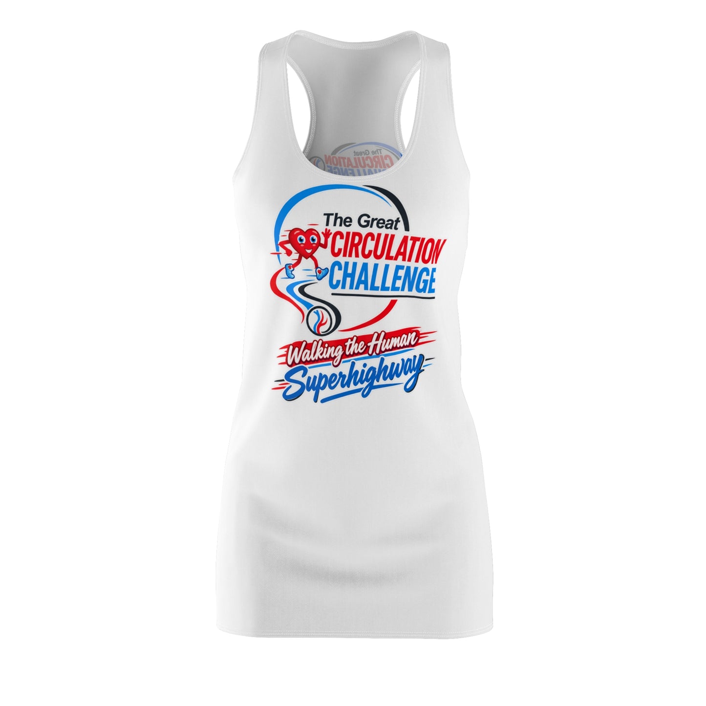 Women's Cut & Sew Racerback Dress (AOP)