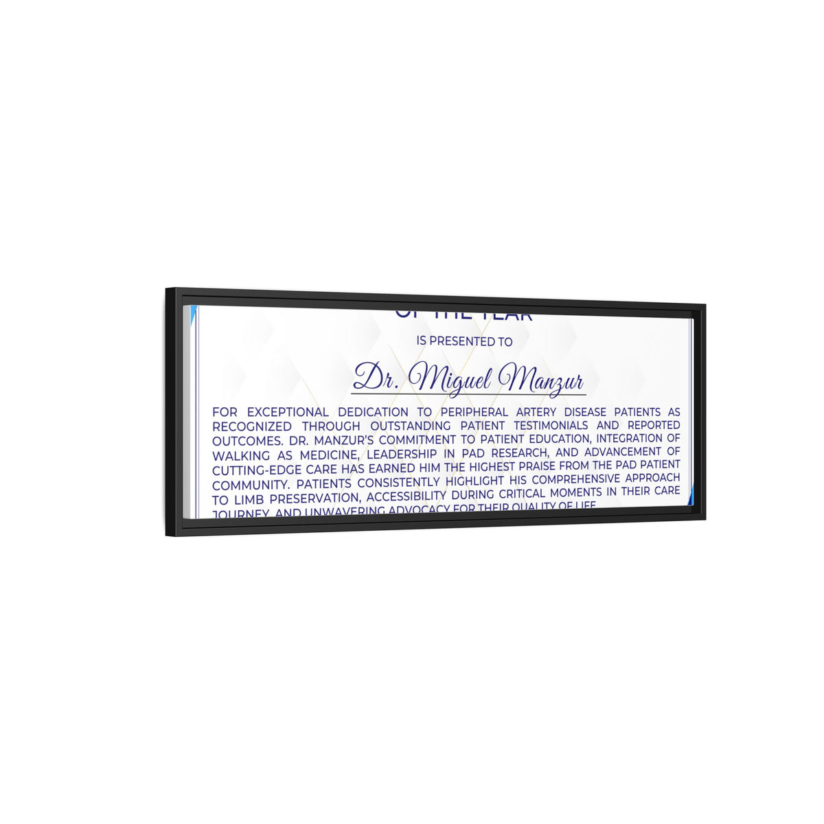 Dr Manzur Award
