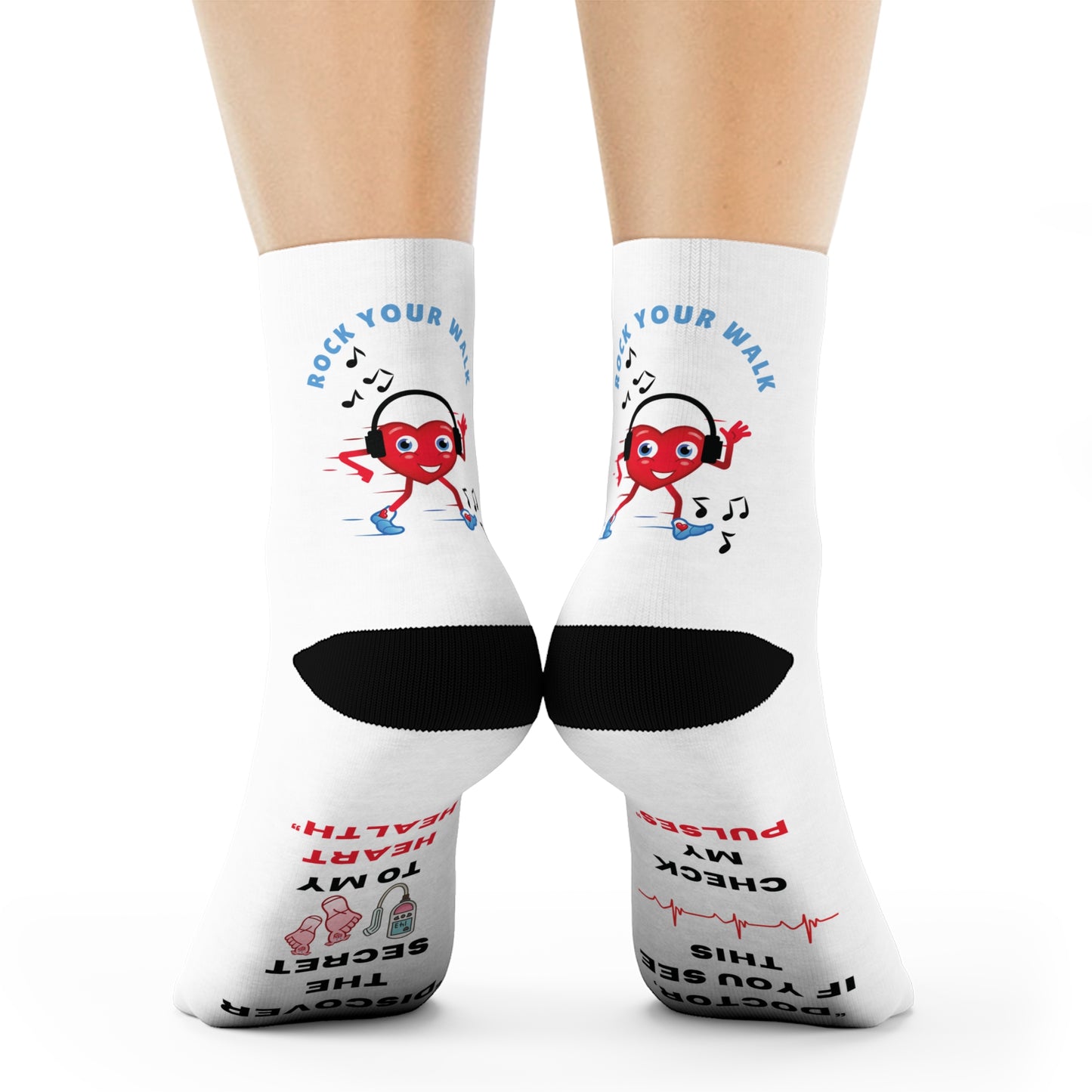 Check My Foot Pulses To Discover Secret To Heart Health Crew Socks