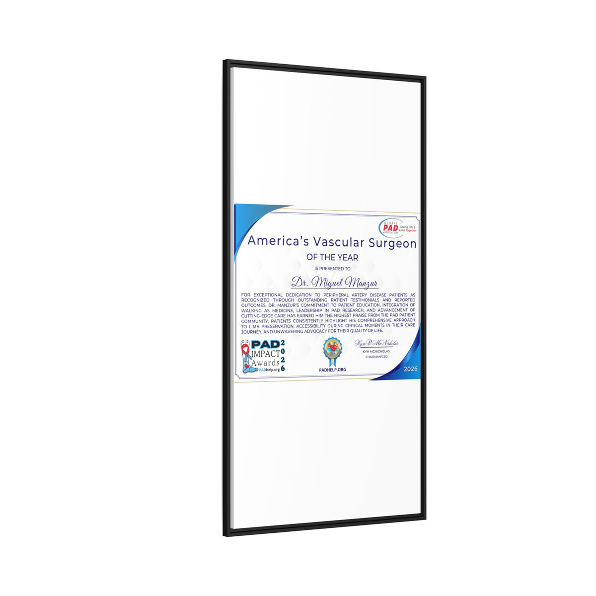 Dr Manzur Award