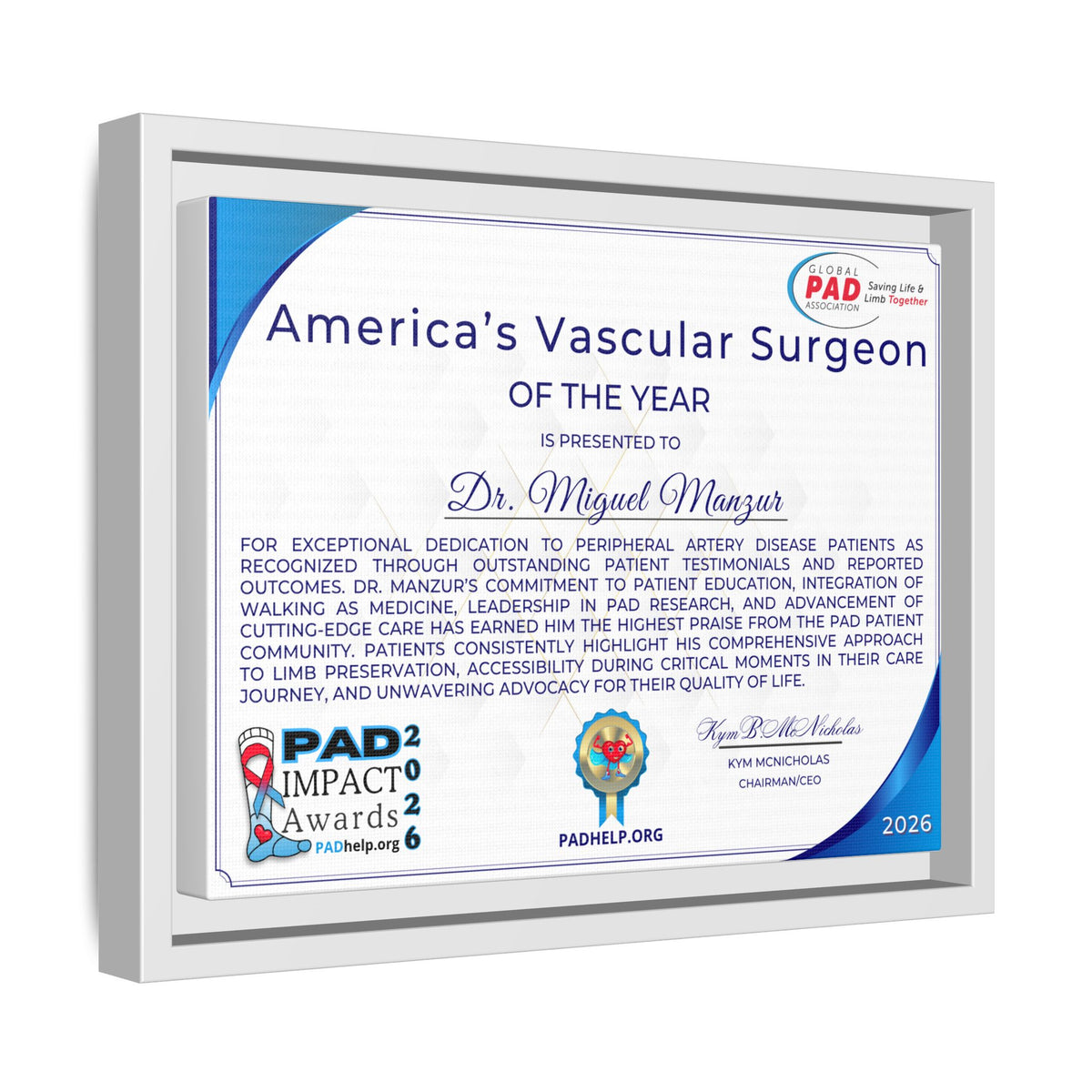 Dr Manzur Award