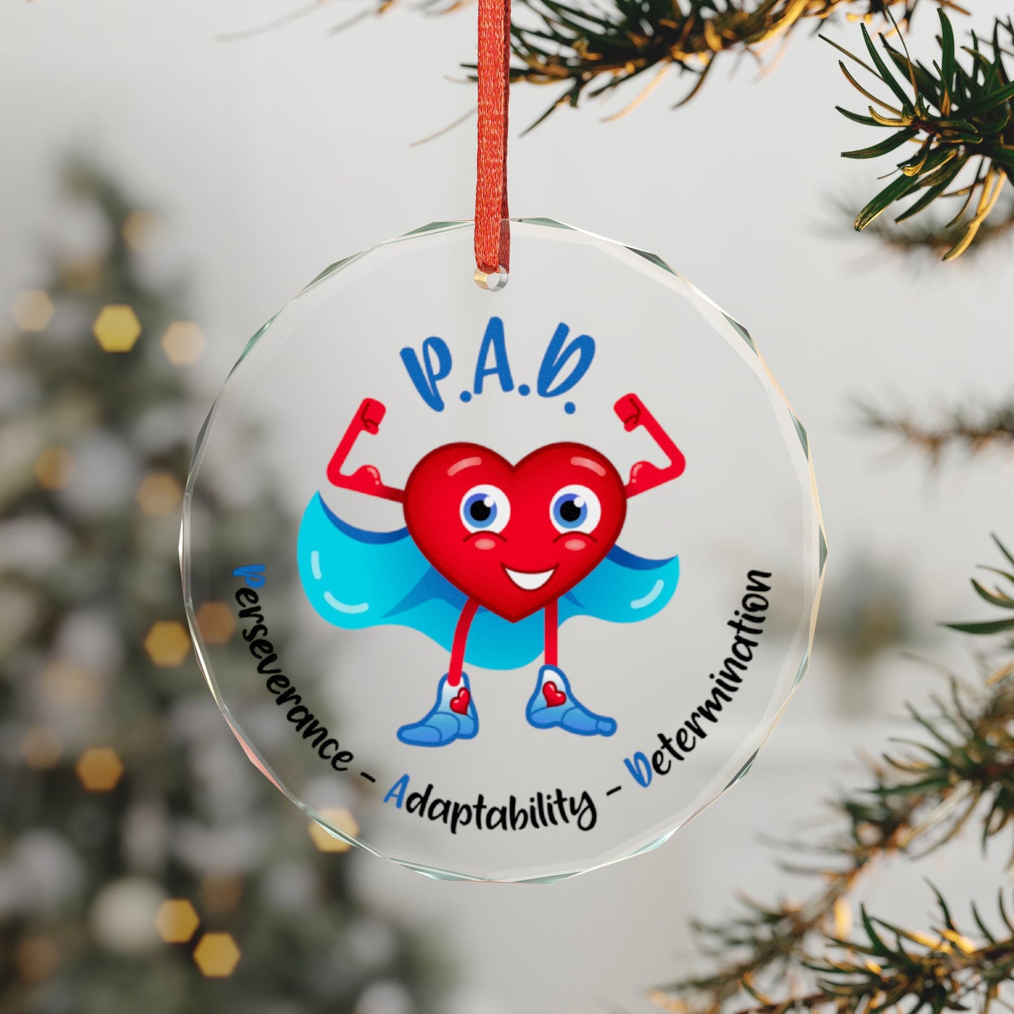 PAD Crystal Glass Ornament
