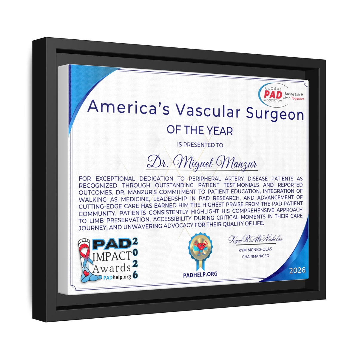 Dr Manzur Award