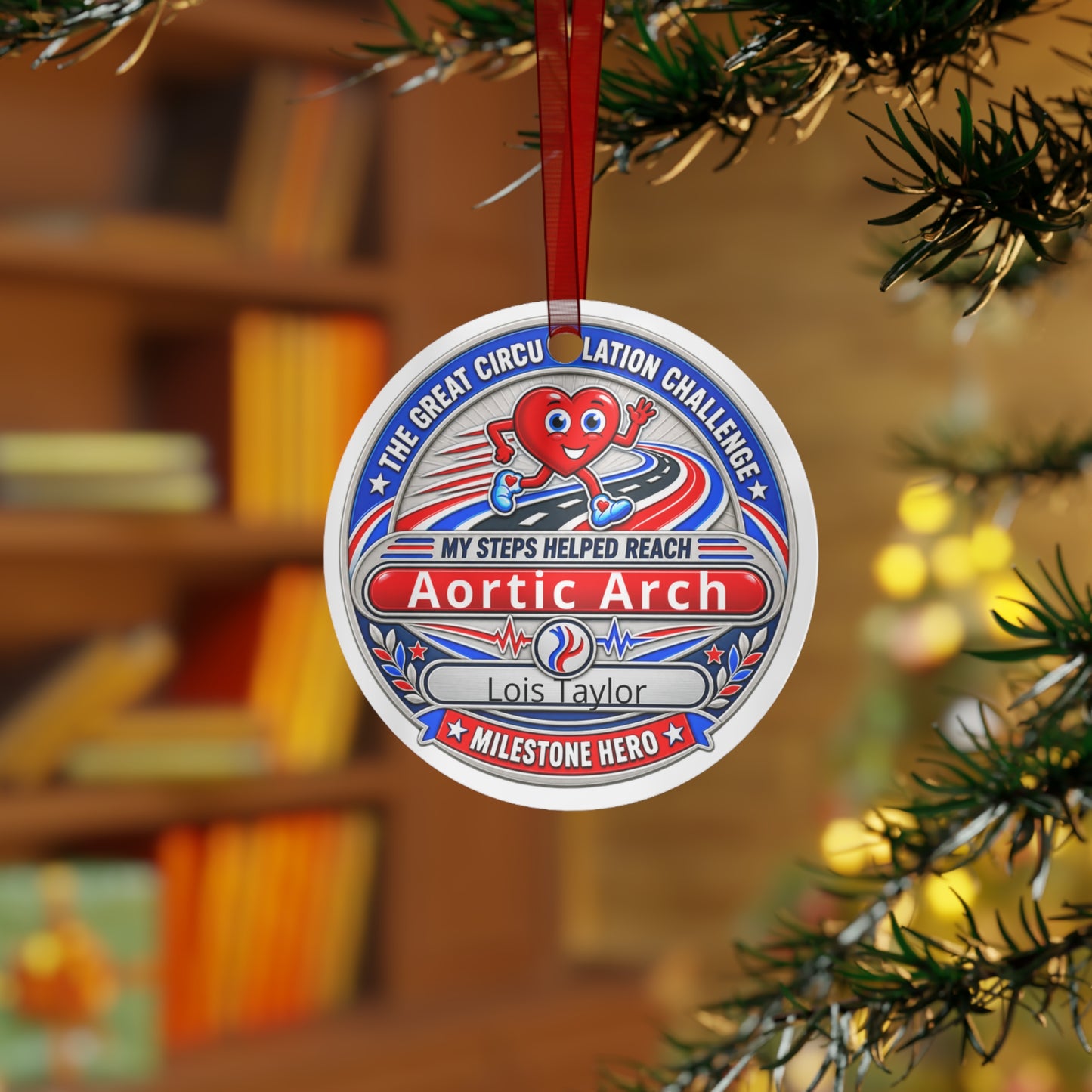 Milestone Hero - Aortic Arh - Medical Metal Ornaments