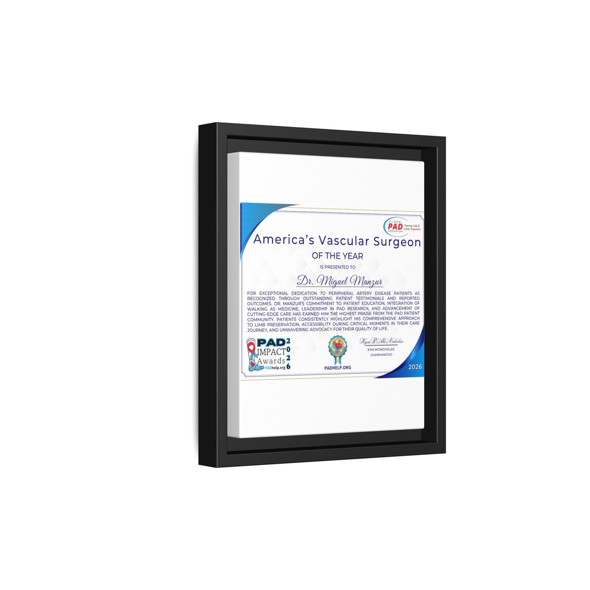 Dr Manzur Award