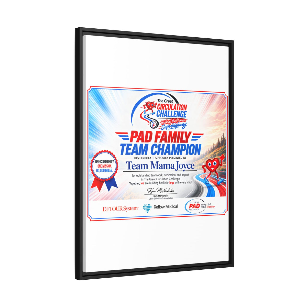 Mama Joyce - Matte Canvas, Framed (Multi-color)
