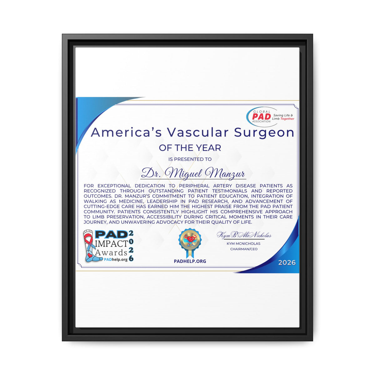 Dr Manzur Award