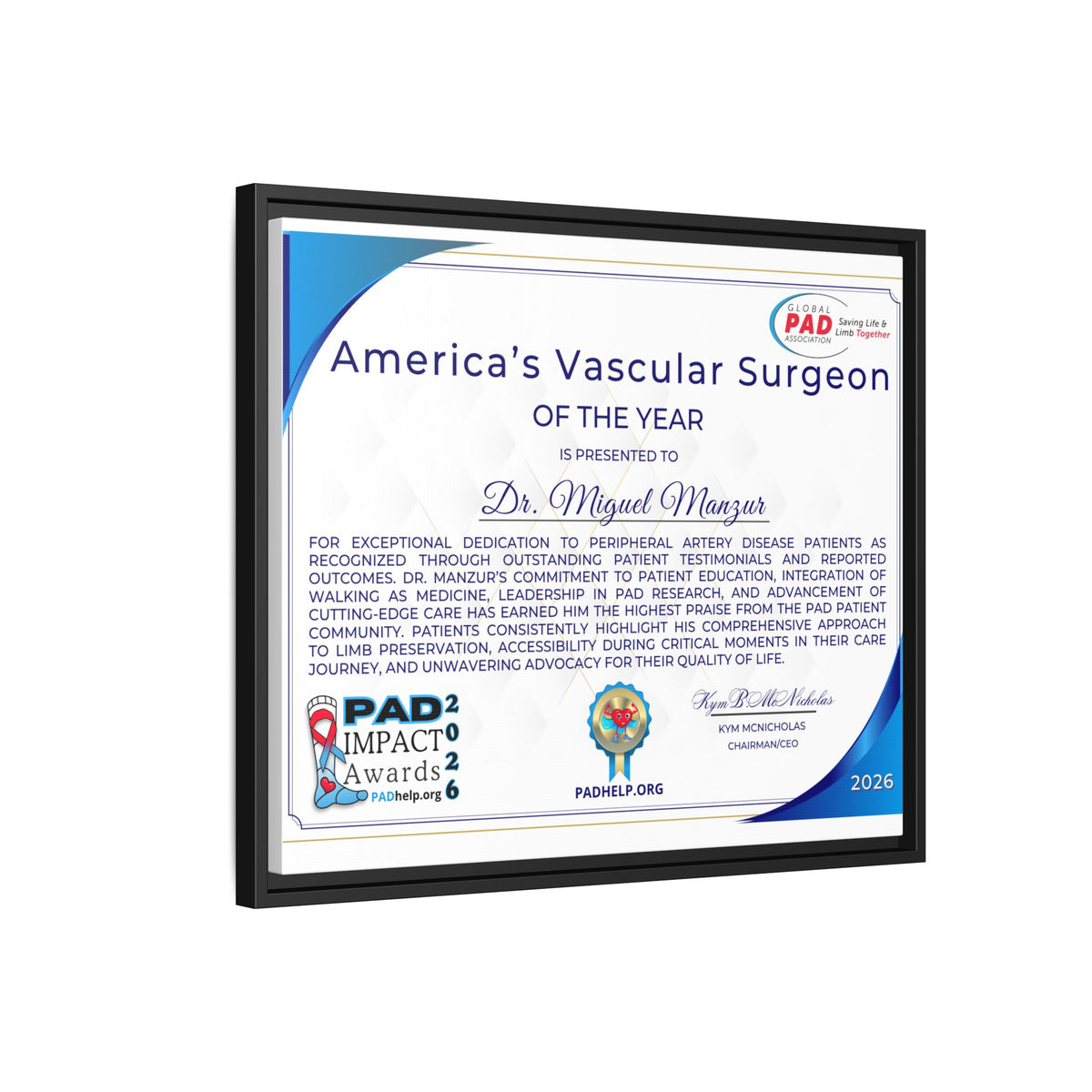 Dr Manzur Award