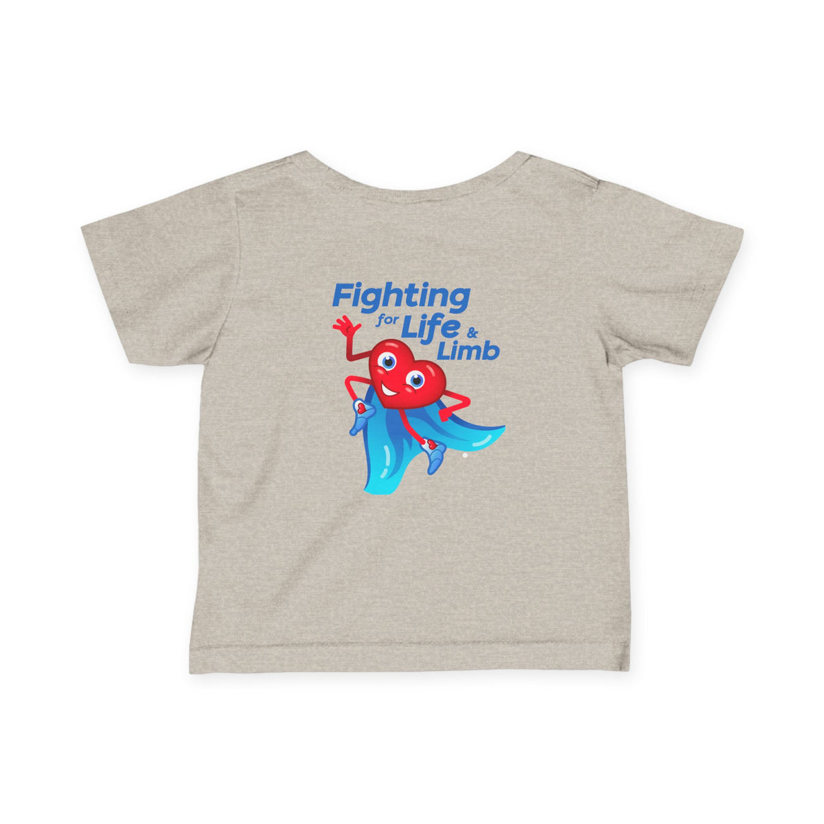 Dad saves life and limb Fine Jersey Tee