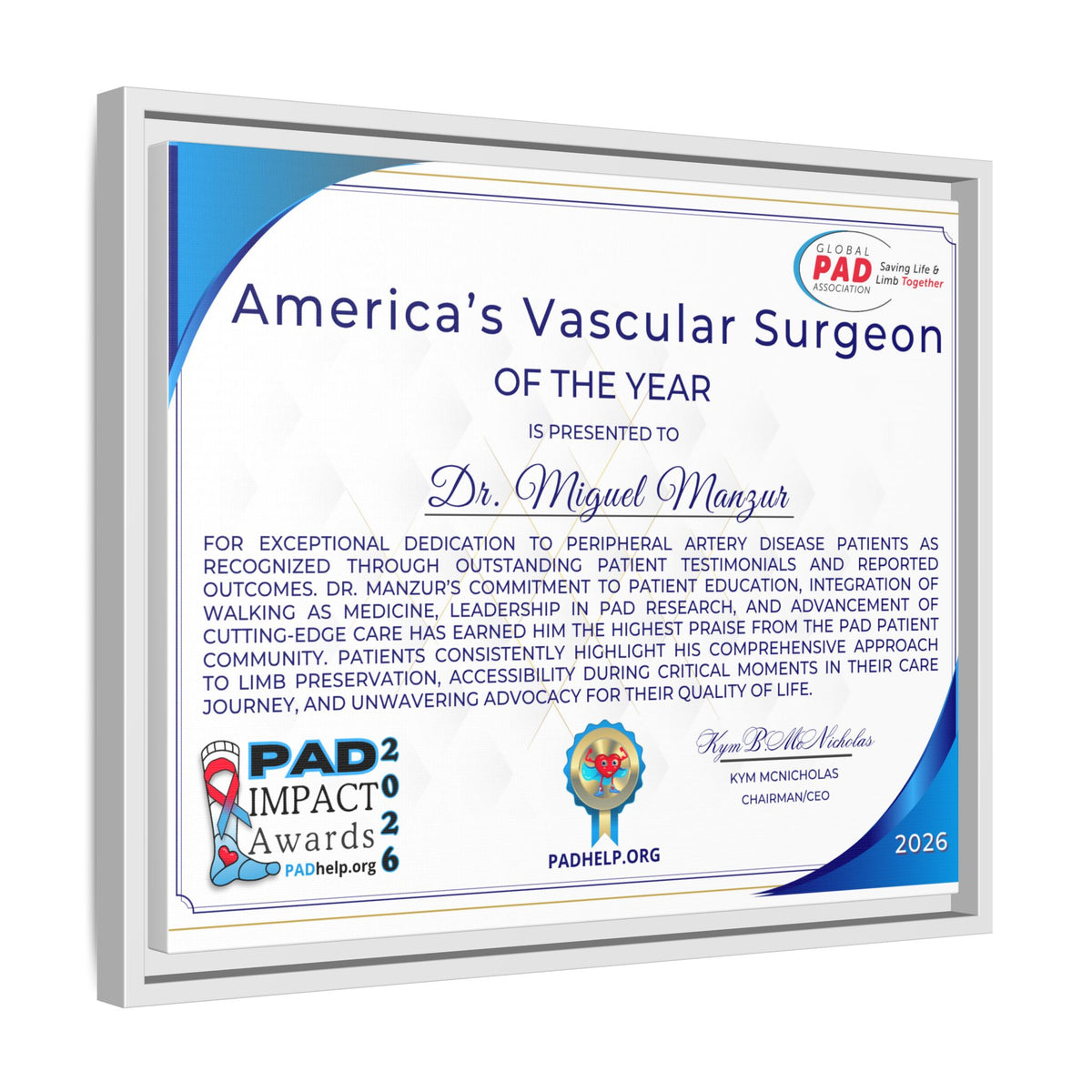 Dr Manzur Award