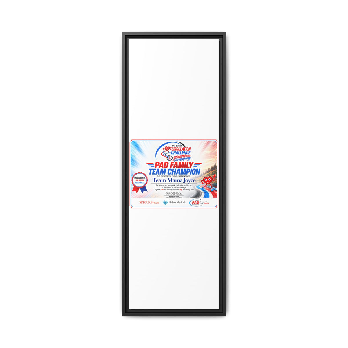 Mama Joyce - Matte Canvas, Framed (Multi-color)