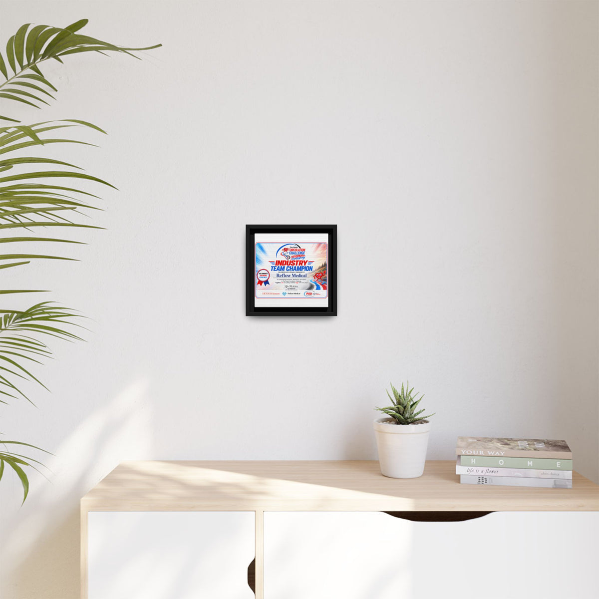 Reflow Medical - Matte Canvas, Framed (Multi-color)