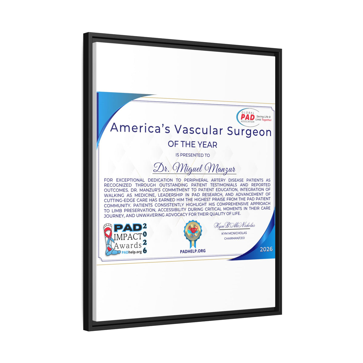 Dr Manzur Award