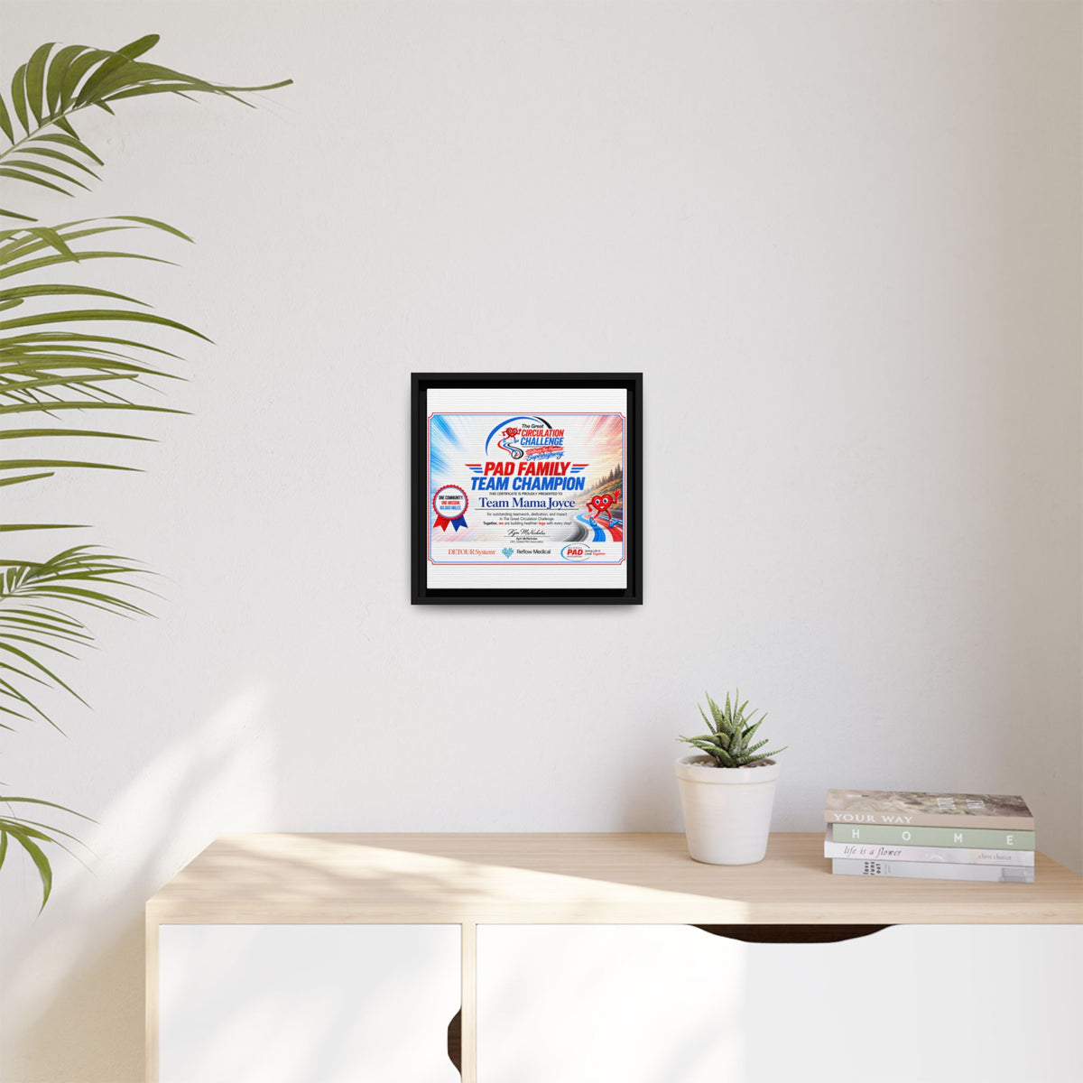 Mama Joyce - Matte Canvas, Framed (Multi-color)