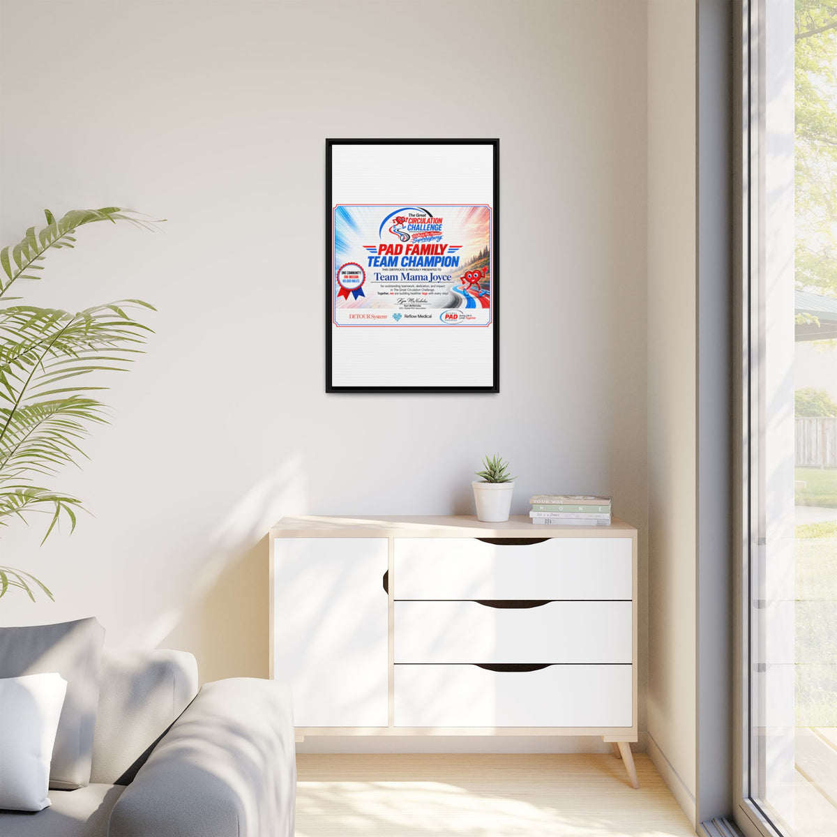 Mama Joyce - Matte Canvas, Framed (Multi-color)