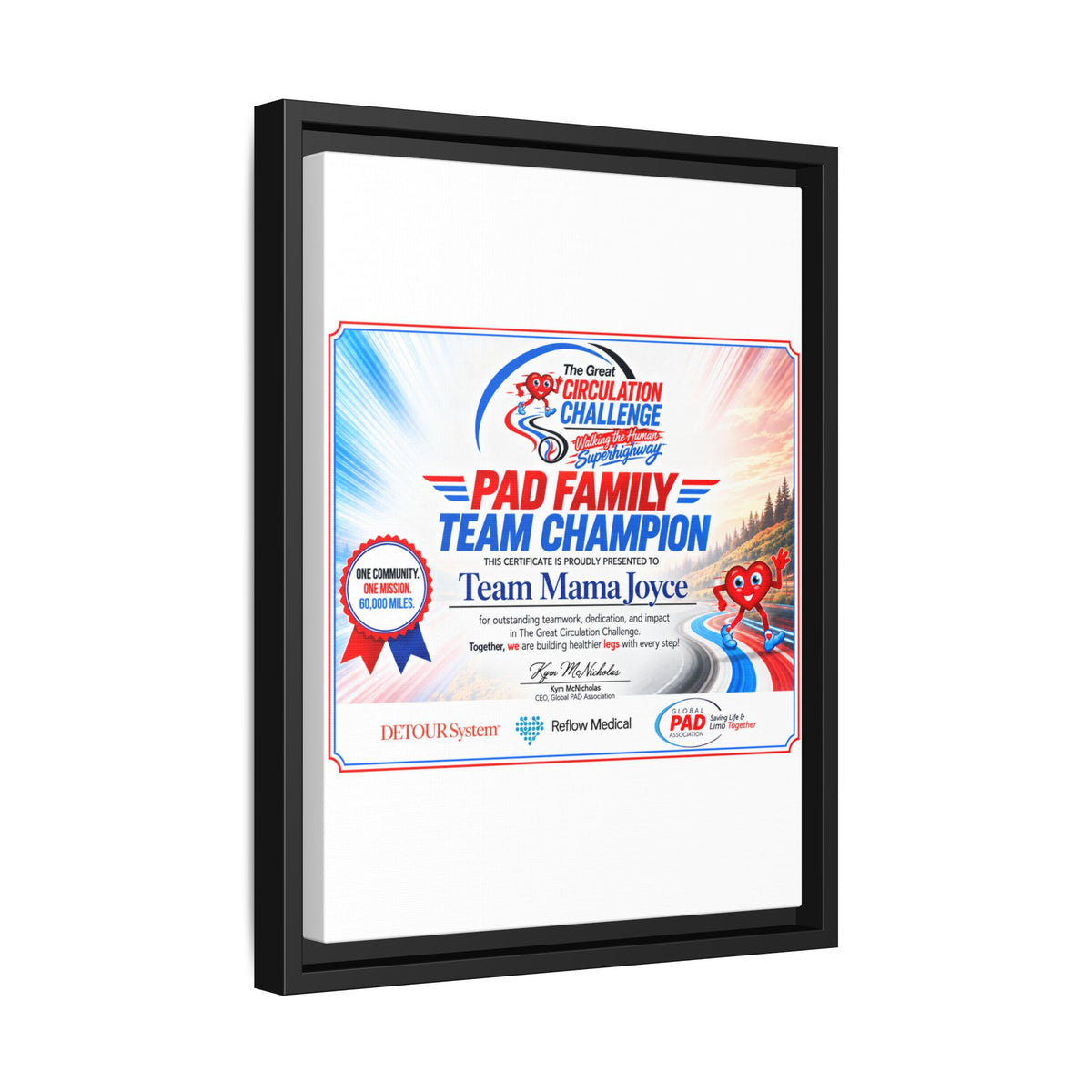 Mama Joyce - Matte Canvas, Framed (Multi-color)