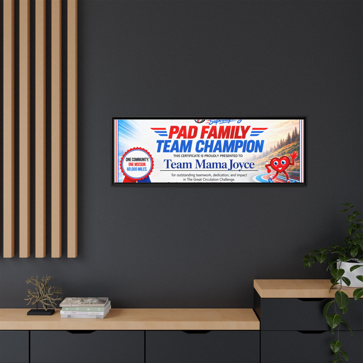 Mama Joyce - Matte Canvas, Framed (Multi-color)