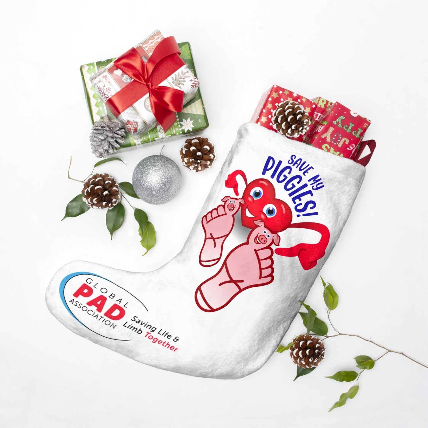 Save My Piggies Christmas Stockings