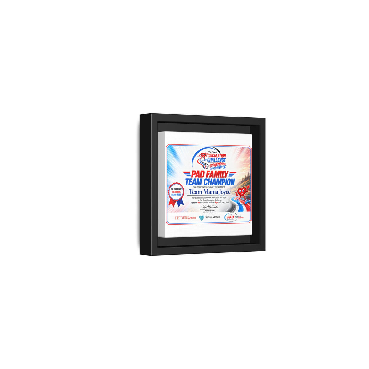 Mama Joyce - Matte Canvas, Framed (Multi-color)
