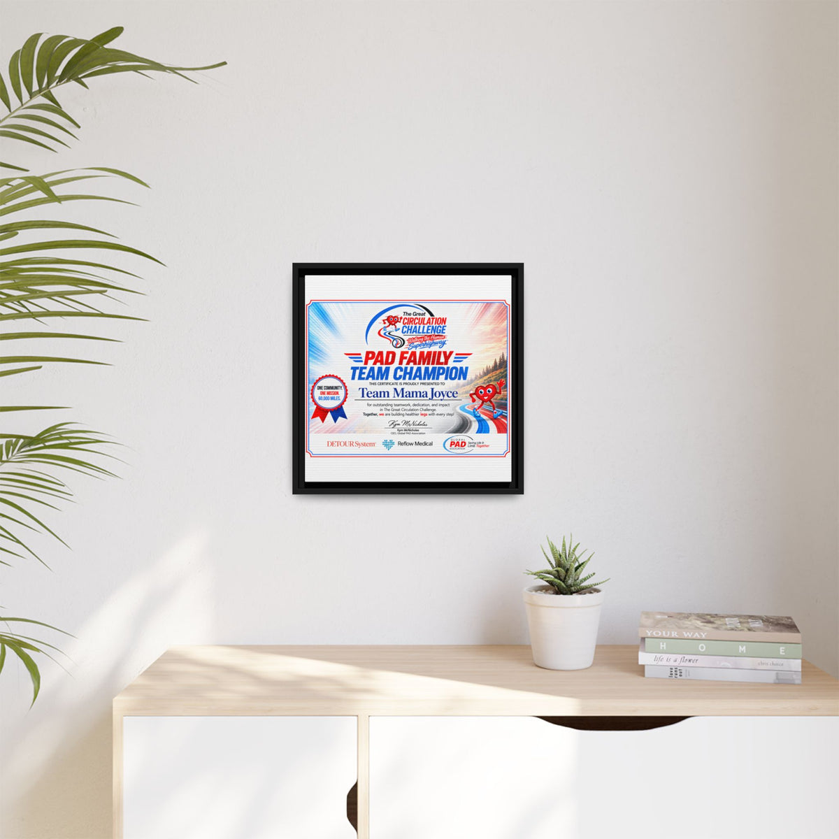 Mama Joyce - Matte Canvas, Framed (Multi-color)