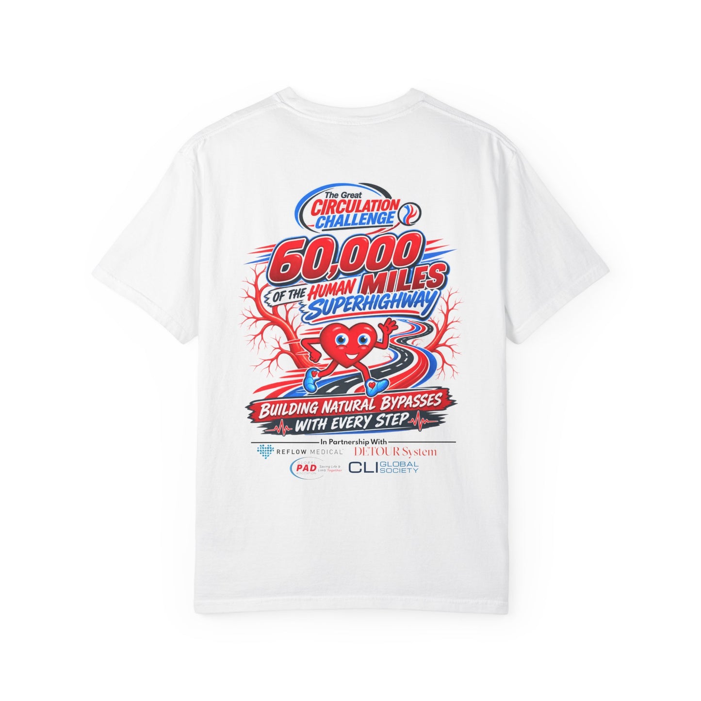 The Great Circulation Challenge Unisex Garment-Dyed T-shirt